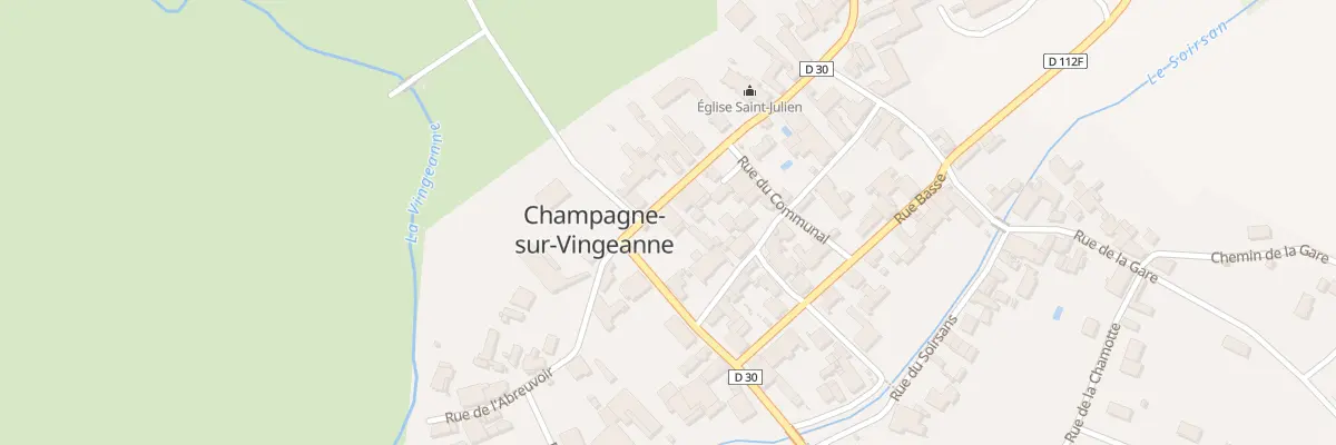 Plan du 17 Rue Haute à Champagne-sur-Vingeanne