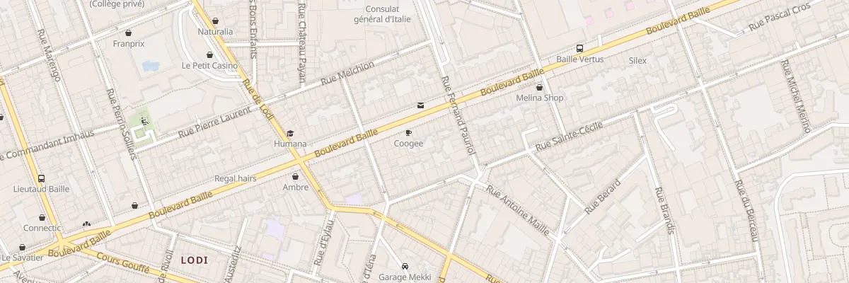 Plan du 104 Bd Baille à Marseille 5e Arrondissement