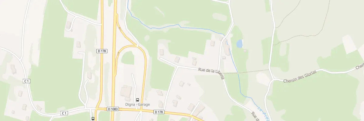 Plan du 20 Rue de la Liberté à Digna