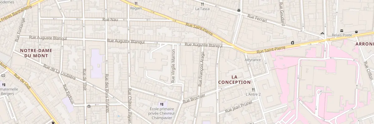 Plan du 124 Rue auguste blanqui à Marseille 6e Arrondissement