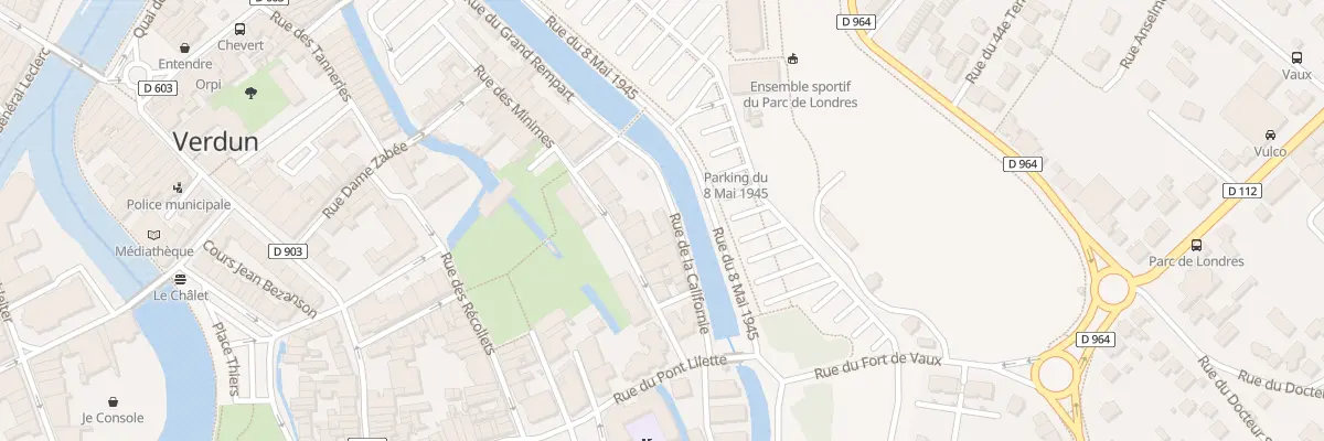 Plan du 35 Rue des Minimes à Verdun