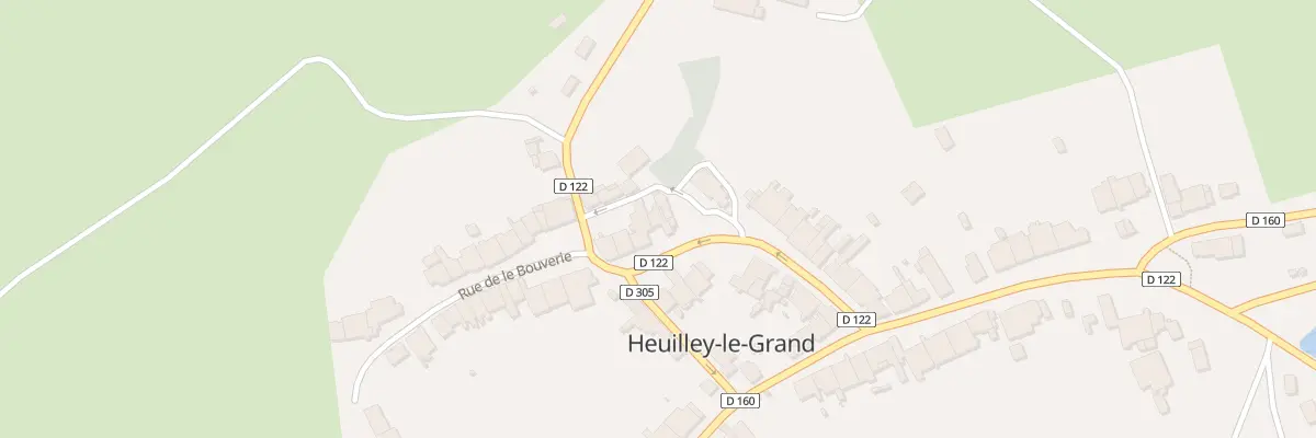 Plan du 7 Rue des Chavannes à Heuilley-le-Grand