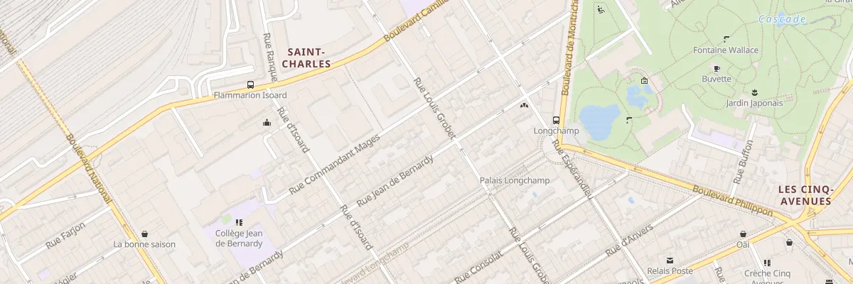 Plan du 87 Rue jean de bernardy à Marseille 1er Arrondissement