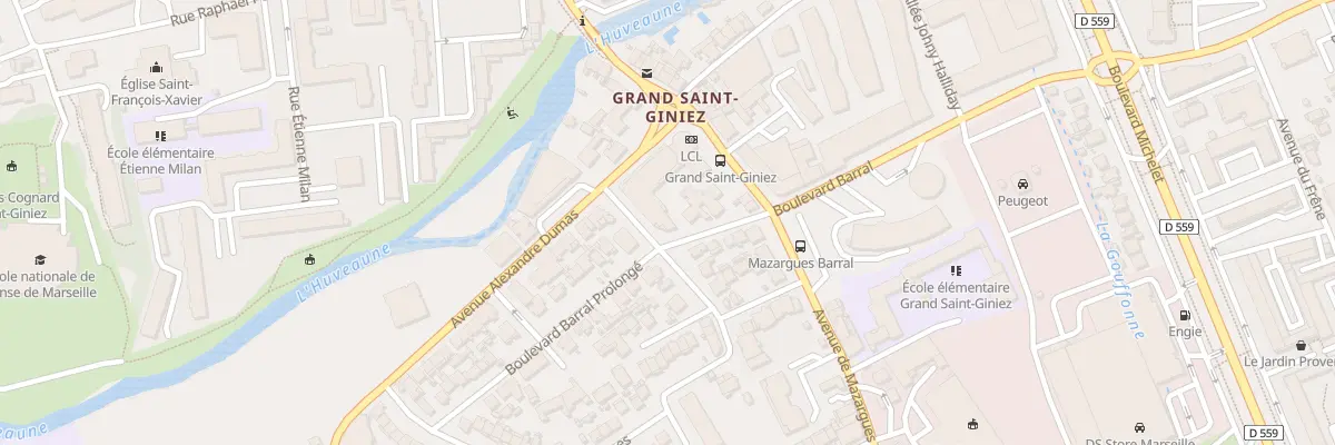 Plan du 1 Av Alexandre Dumas à Marseille 8e Arrondissement