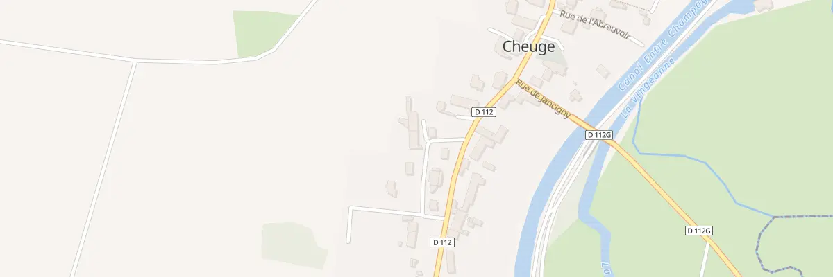 Plan du 1 Pl Marcel Rabiet à Cheuge