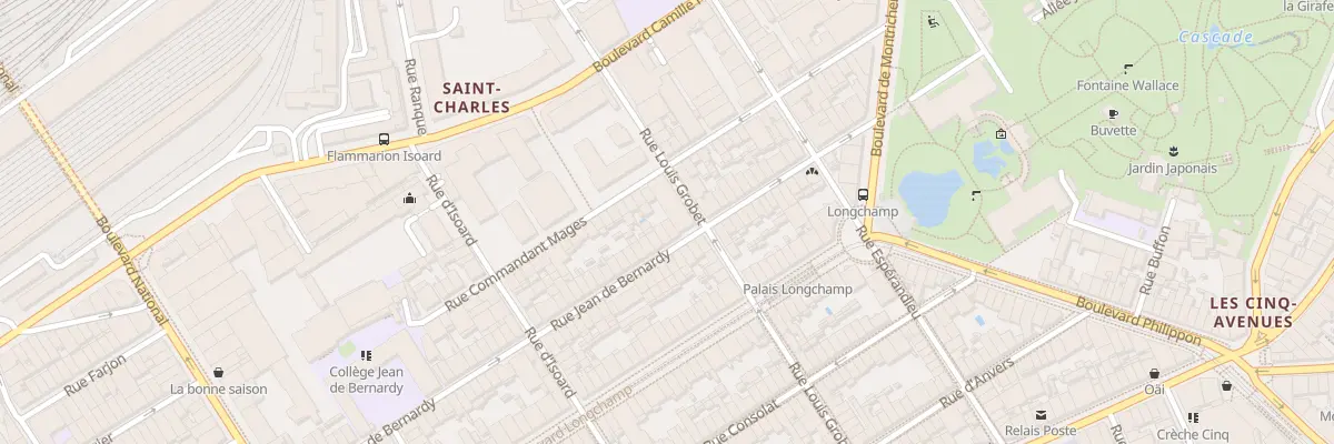 Plan du 89 Rue jean de bernardy à Marseille 1er Arrondissement