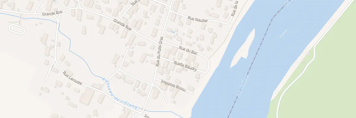 Plan du 1 Rle Baudry à Poncey-lès-Athée