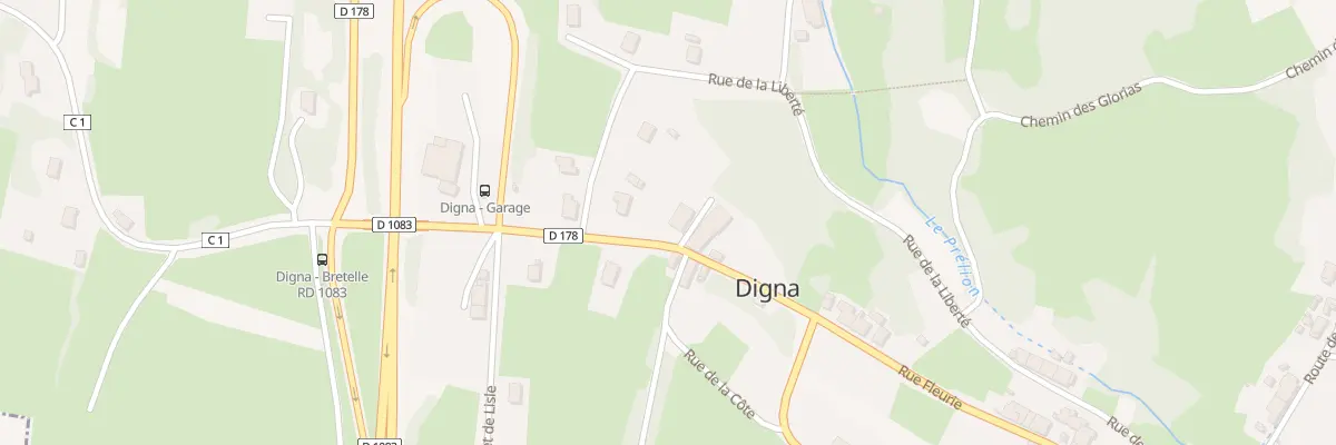Plan du 34 Rue Fleurie à Digna