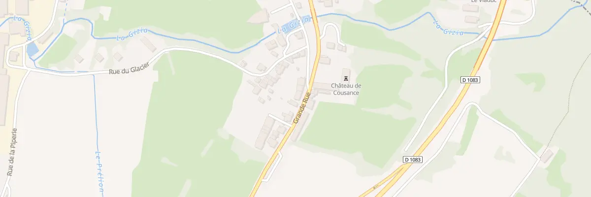 Plan du 17B Grande Rue à Cousance