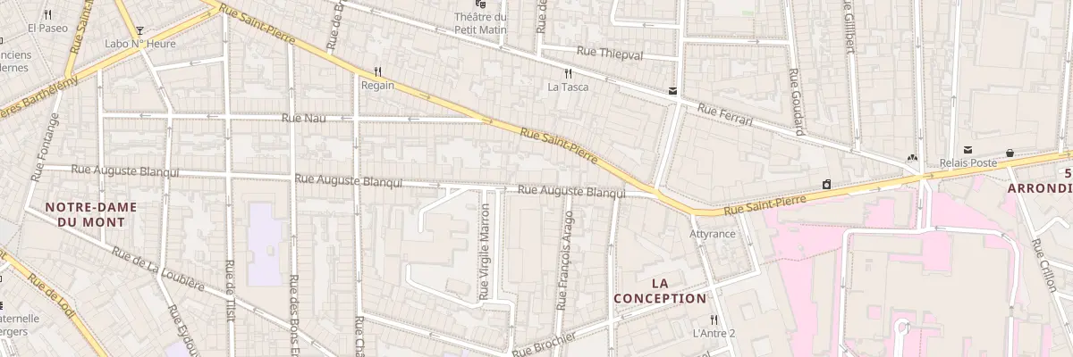 Plan du 117 Rue auguste blanqui à Marseille 5e Arrondissement