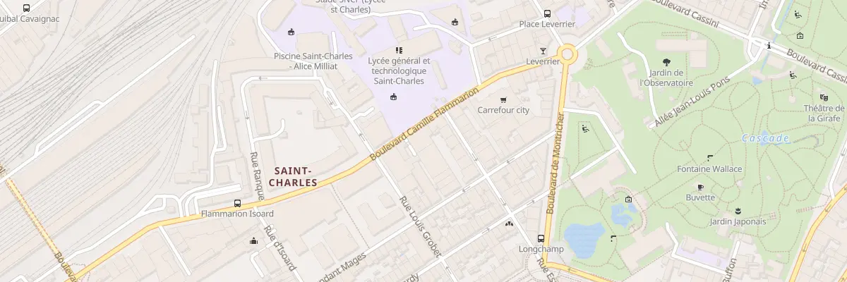 Plan du 34 Bd Camille Flammarion à Marseille 1er Arrondissement