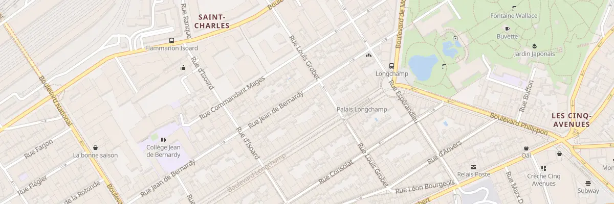 Plan du 84 Rue jean de bernardy à Marseille 1er Arrondissement