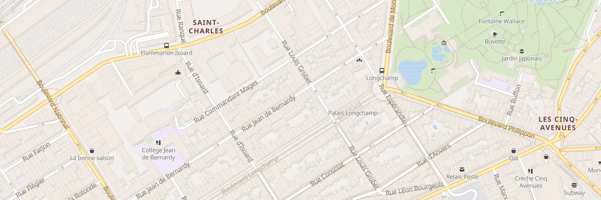 Plan du 86 Rue jean de bernardy à Marseille 1er Arrondissement