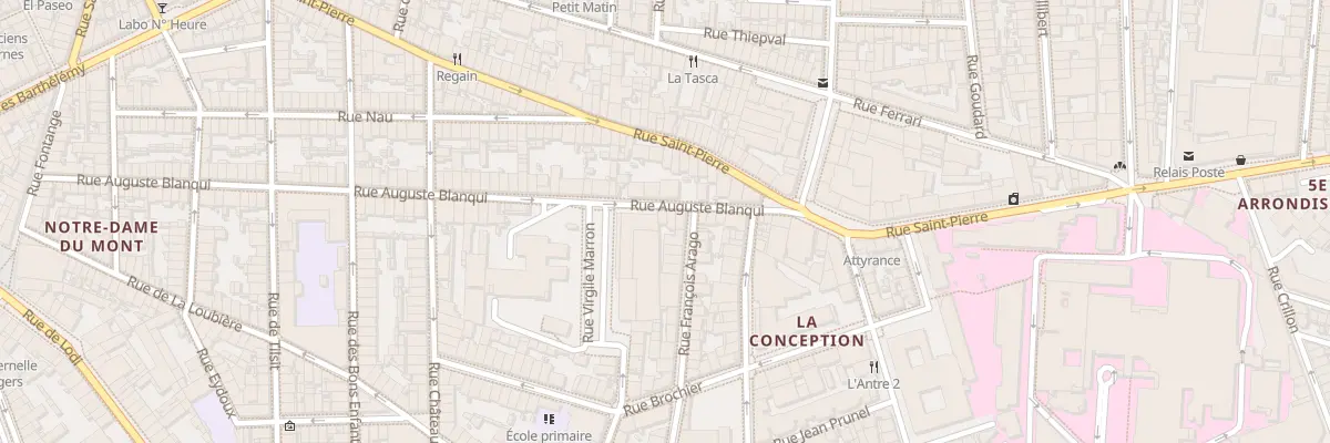 Plan du 126 Rue auguste blanqui à Marseille 5e Arrondissement