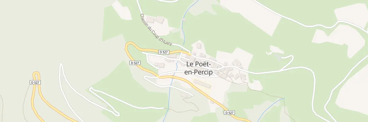 Plan du 5008 Le Village au Poët-en-Percip