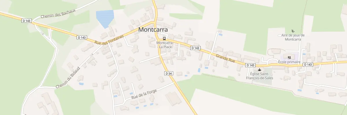 Plan du 34 Imp du Charron à Montcarra