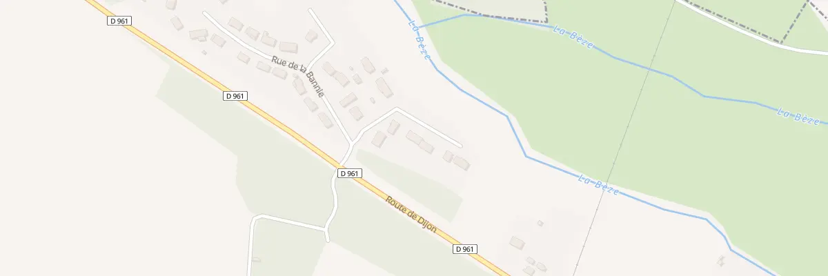 Plan du 6 Rue Quartier Thebas à Vonges