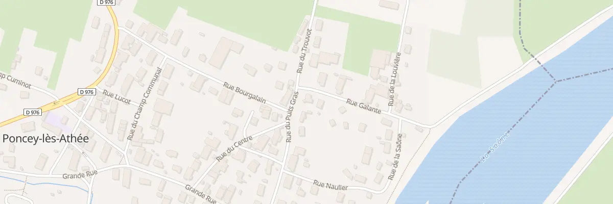 Plan du 2 Rue Galante à Poncey-lès-Athée