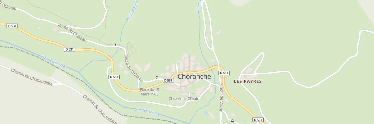 Plan du 27 Mte du Faubourg à Choranche