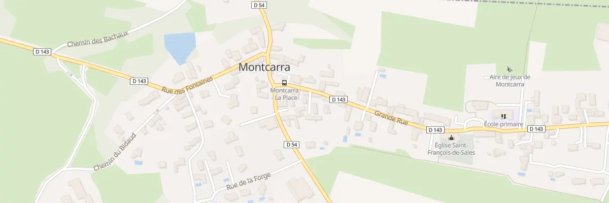 Plan du 10 Imp du Charron à Montcarra