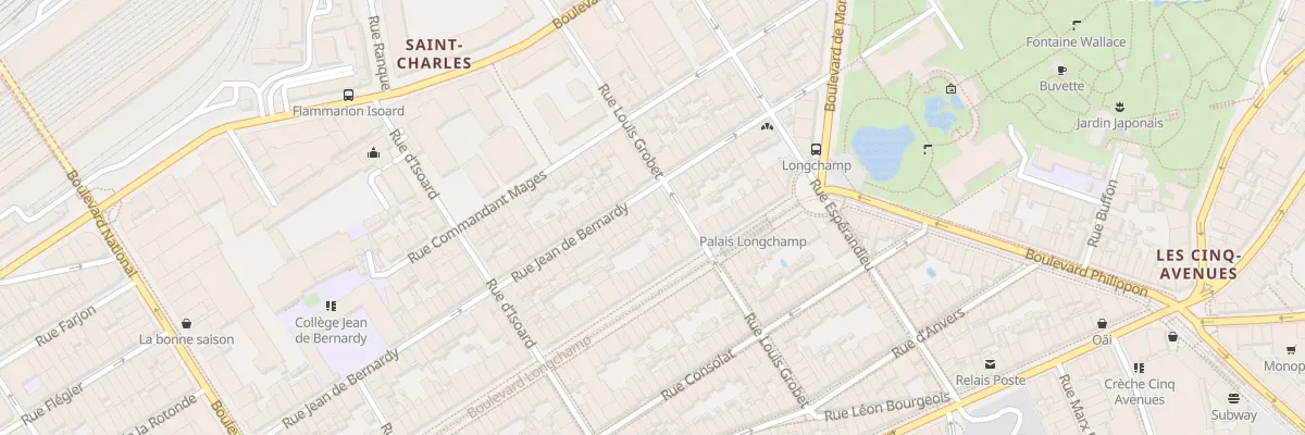 Plan du 88 Rue jean de bernardy à Marseille 1er Arrondissement