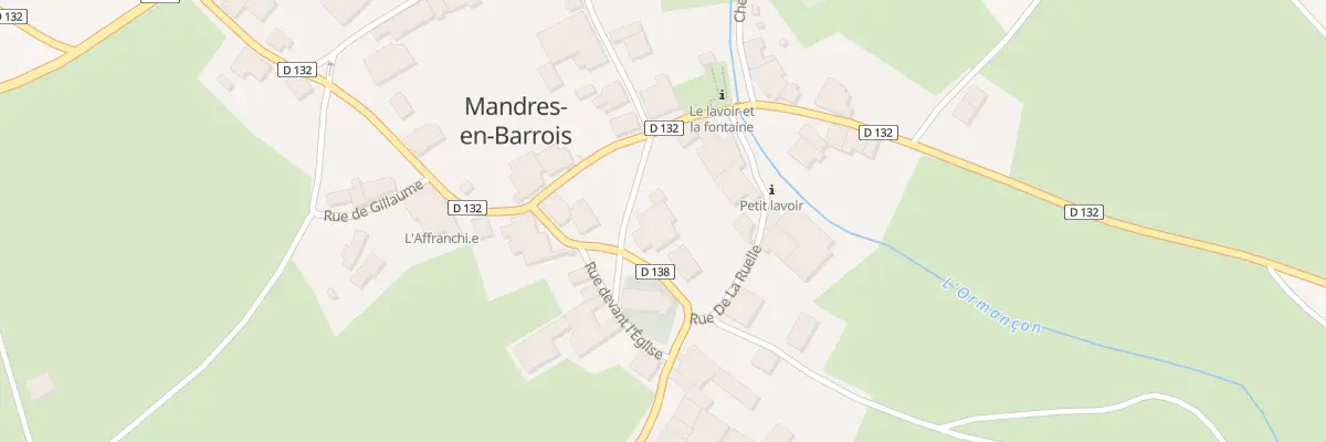 Plan du 2 Rue Entre Deux Jardins à Mandres-en-Barrois