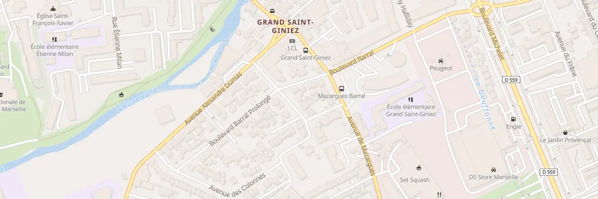 Plan du 11 Av Tourville à Marseille 8e Arrondissement