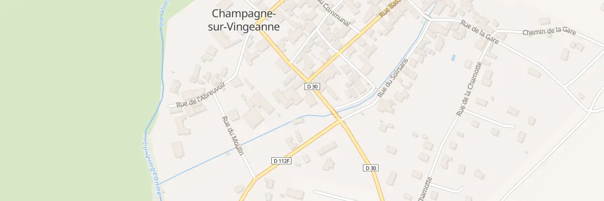 Plan du 6 Rue du Grand Chemin à Champagne-sur-Vingeanne