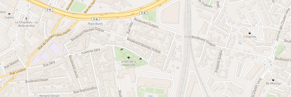 Plan du 66A Bd Bonnes Graces à Marseille 3e Arrondissement