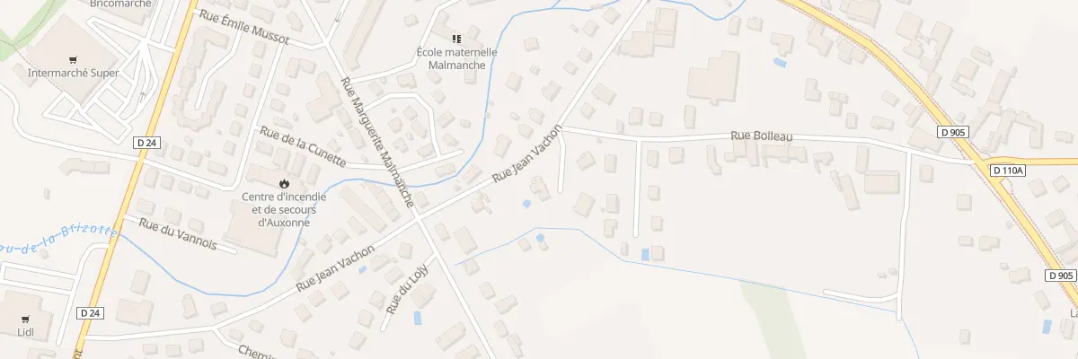 Plan du 10 Rue Jean Vachon à Auxonne