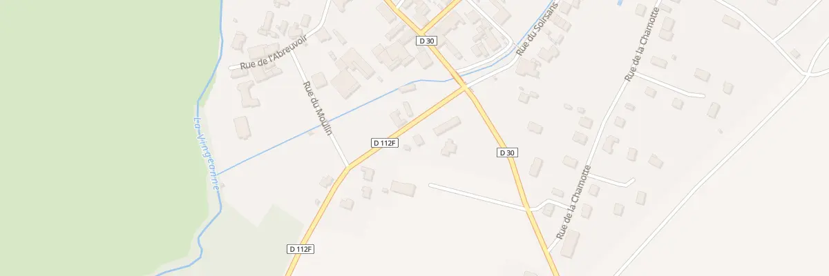 Plan du 3 Rte de Oisilly à Champagne-sur-Vingeanne
