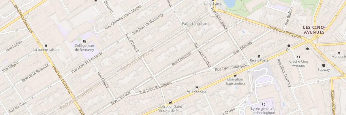 Plan du 115 Rue consolat à Marseille 1er Arrondissement