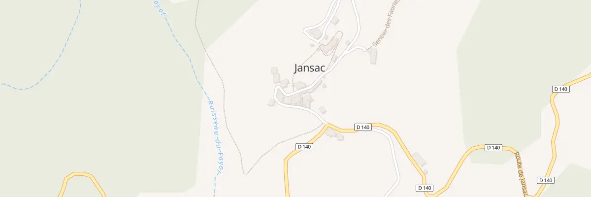 Plan du 300 Rue du Clocher à Recoubeau-Jansac