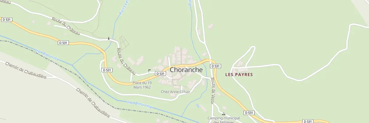 Plan du 10 Mte du Faubourg à Choranche