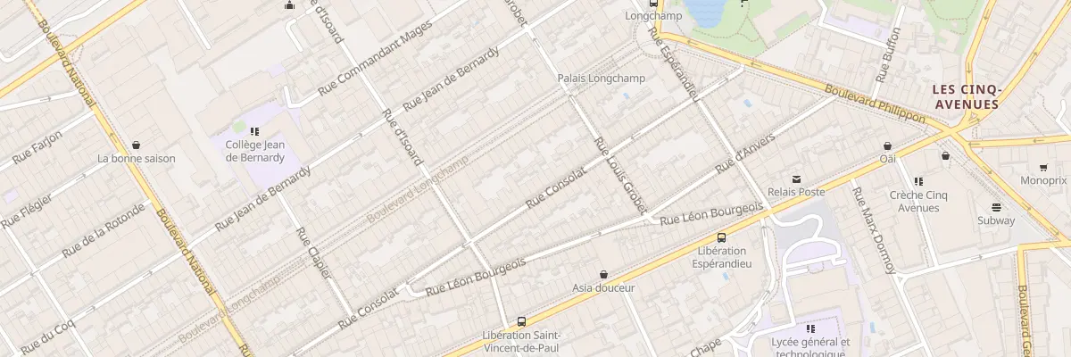 Plan du 117 Rue consolat à Marseille 1er Arrondissement