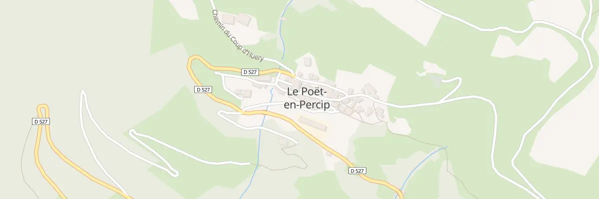 Plan du 5010 Le Village au Poët-en-Percip