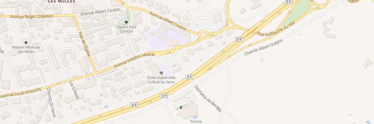 Plan du 9447 Rte de Martigues à Aix-en-Provence