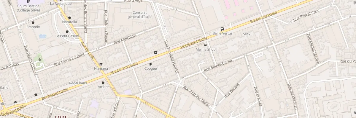 Plan du 120 Bd Baille à Marseille 5e Arrondissement