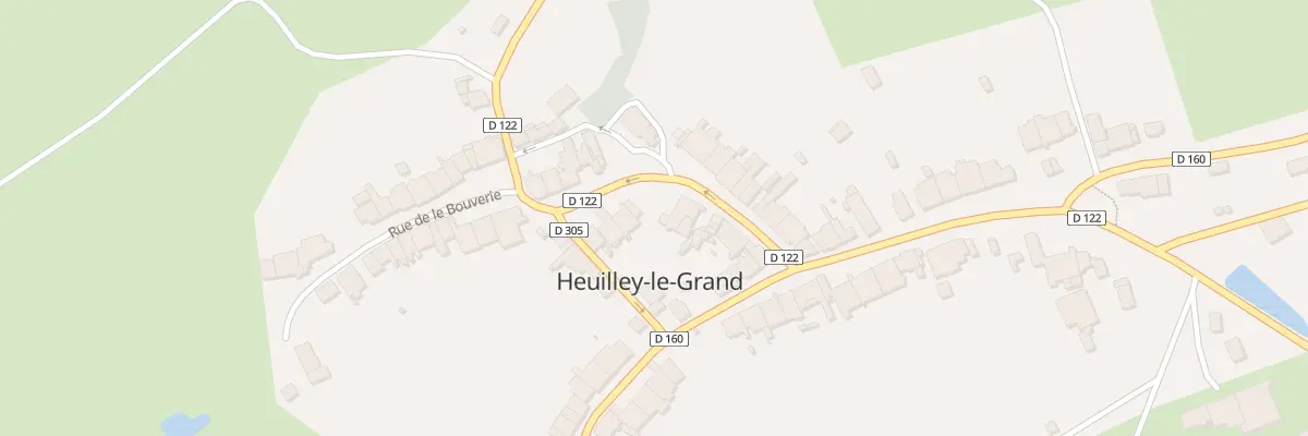 Plan du 10 Rue des Chavannes à Heuilley-le-Grand