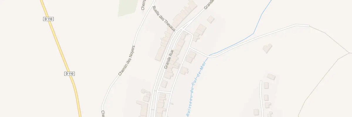 Plan du 68 Gr Grande Rue à Breux