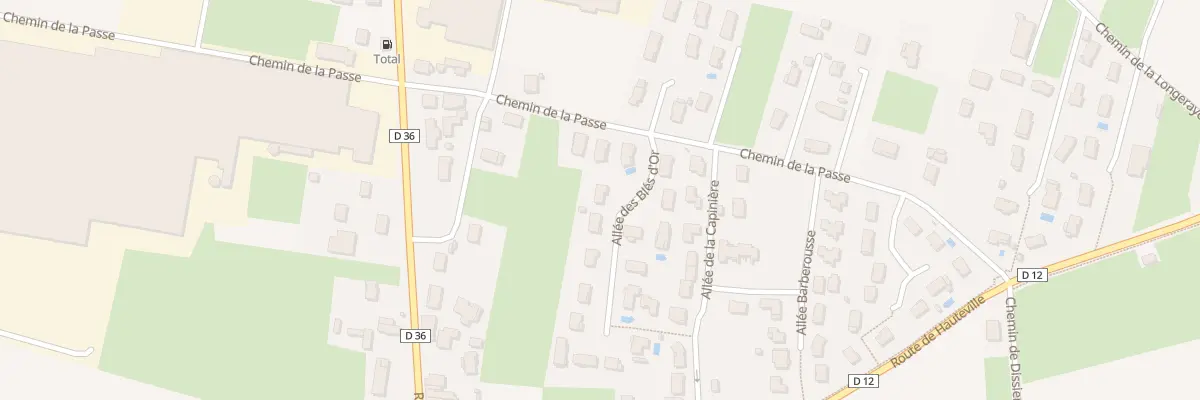 Plan du 4 All des Bles d’Or à Saint-Jean-le-Vieux