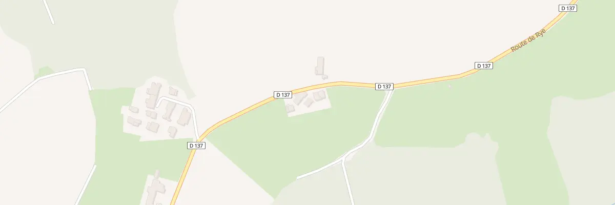 Plan du 8 Rte de Rye à Mouthier-en-Bresse