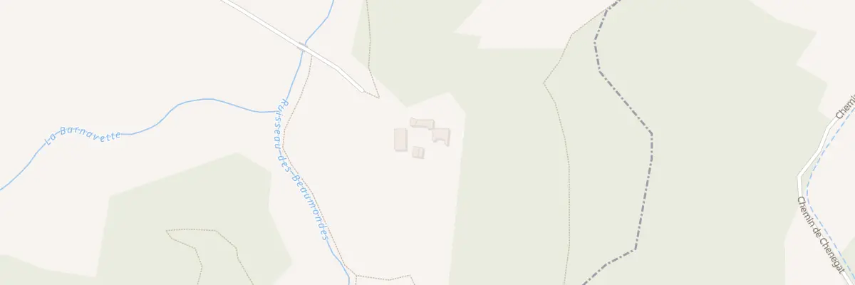 Plan du 517 Che de la Louine à Barnave