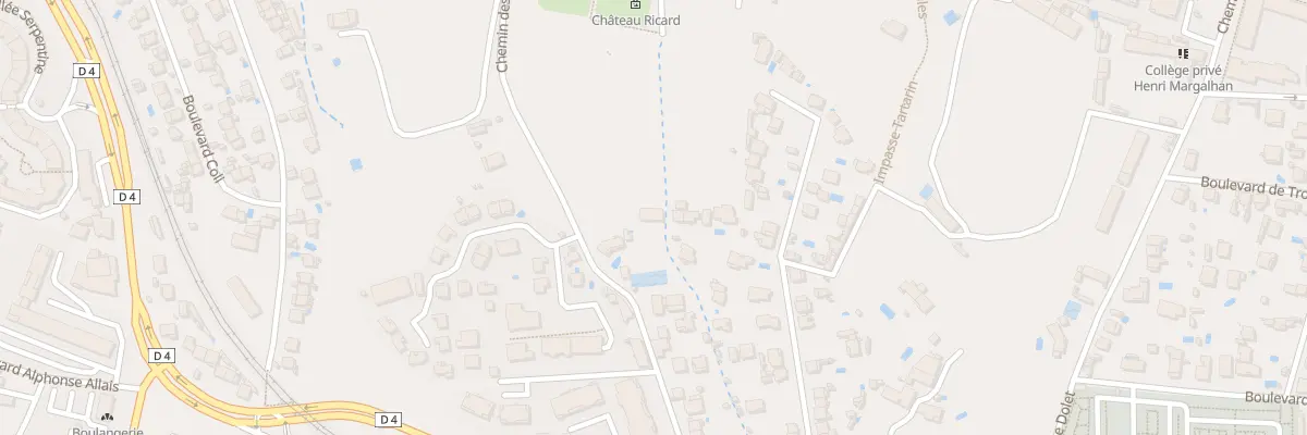 Plan du 5032F Che des Bessons à Marseille 14e Arrondissement