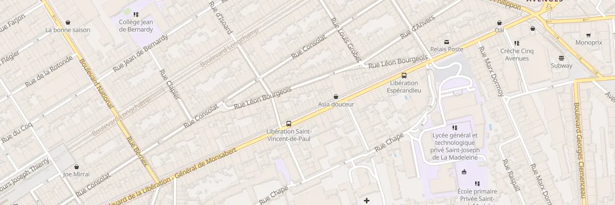 Plan du 145 Bd de la Liberation à Marseille 1er Arrondissement