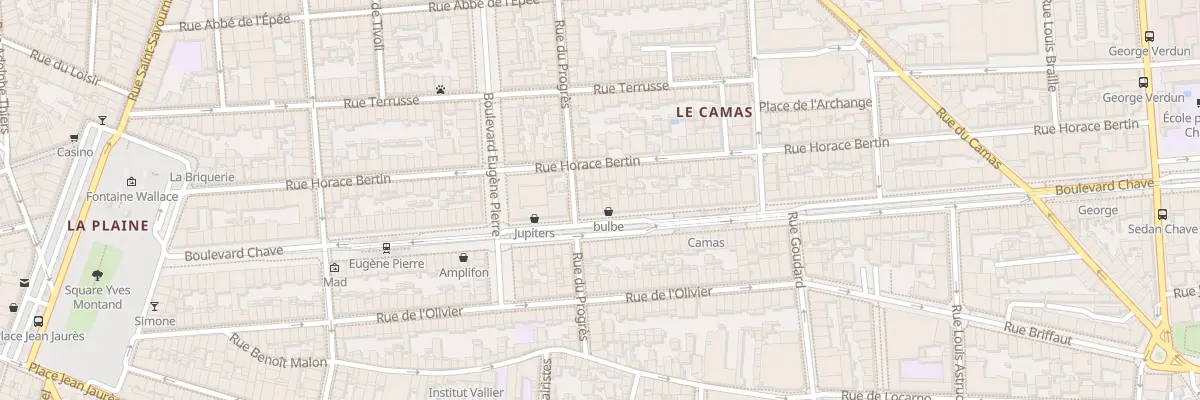 Plan du 75 Bd Chave à Marseille 5e Arrondissement