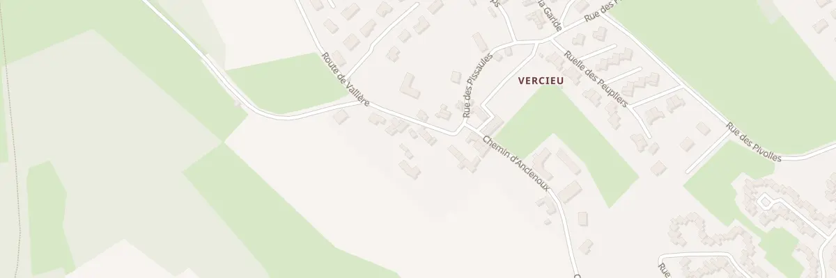 Plan du 11 Rte de Valliere à Montalieu-Vercieu