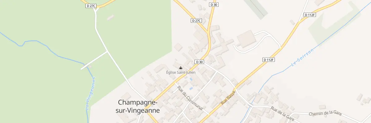 Plan du 10 Rue Haute à Champagne-sur-Vingeanne