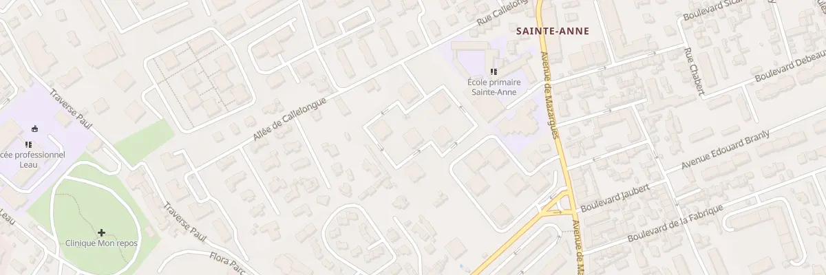 Plan du 92 Rue callelongue à Marseille 8e Arrondissement