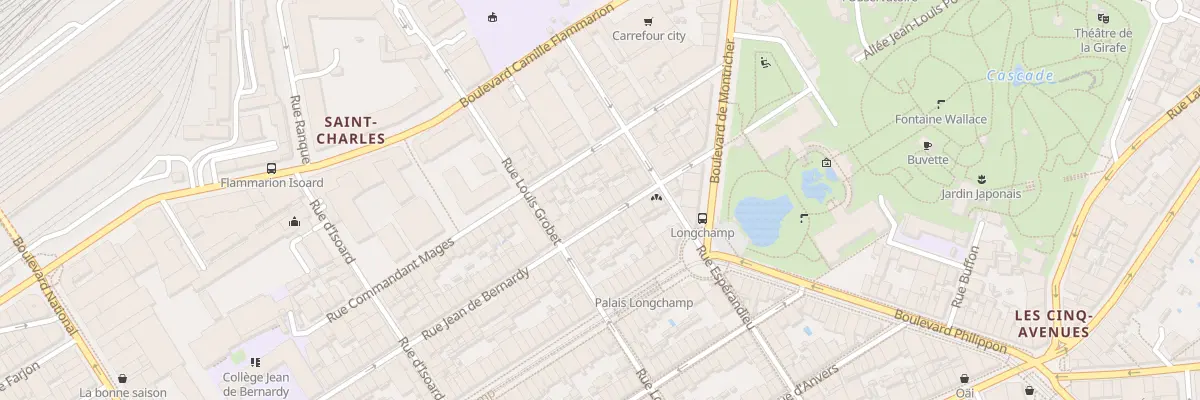 Plan du 107 Rue jean de bernardy à Marseille 1er Arrondissement